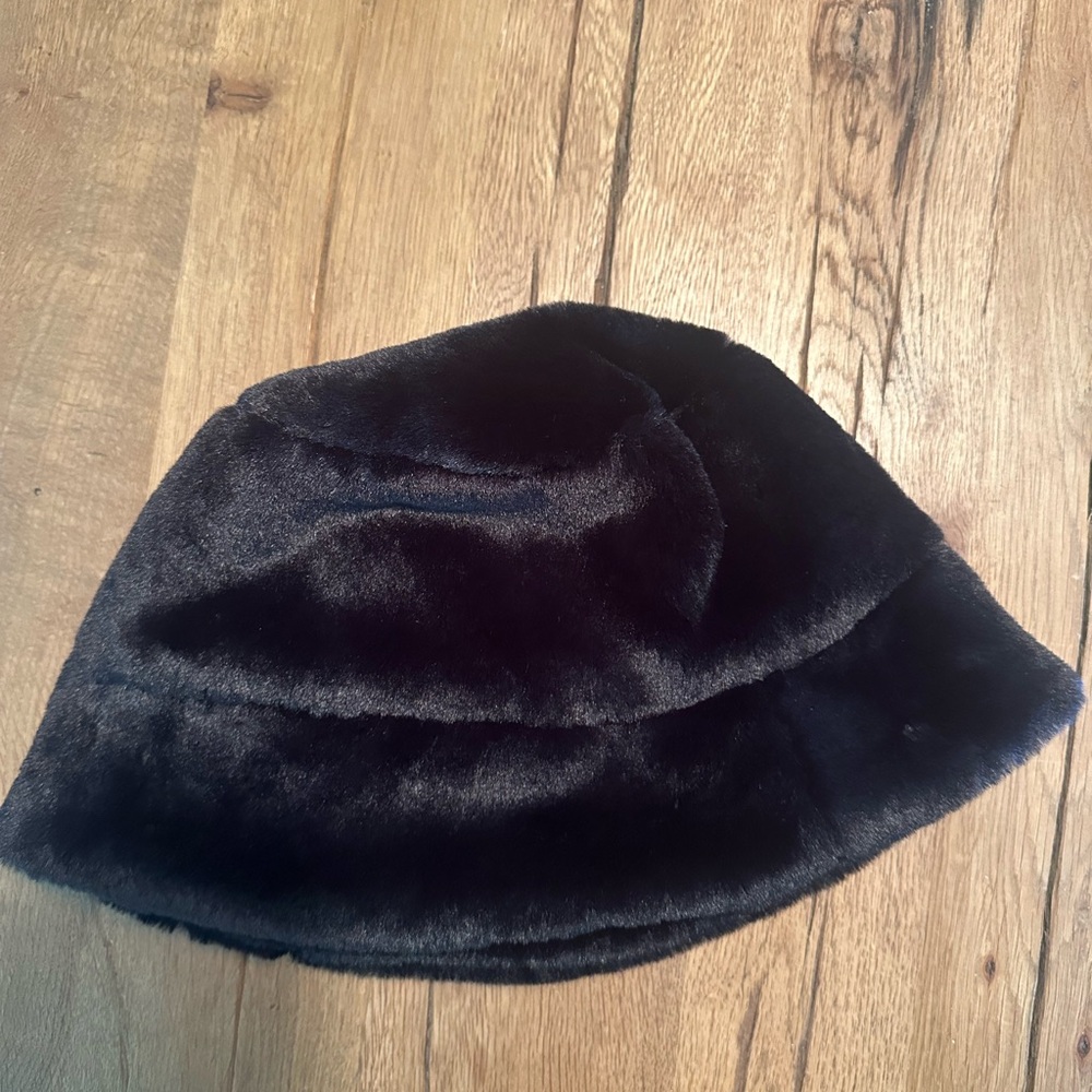 Gladys Tamez Millinery Faux Fur Bucket Hat